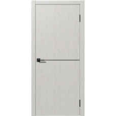 Дверь межкомнатная Дубрава Сибирь Галактика КОМЕТА Ясень снежный, глухое полотно, кромка, молдинг